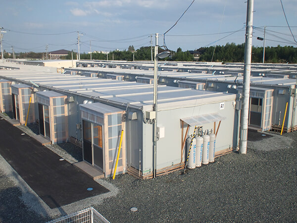 応急仮設住宅建設1