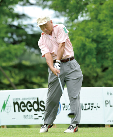 ゴルフを通じて被災者支援2