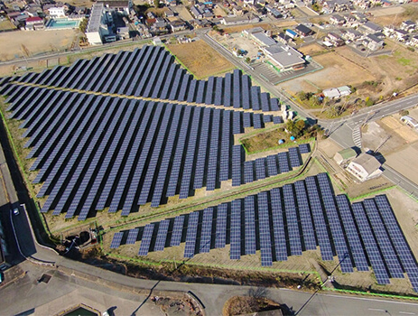 三重県多気郡メガソーラー発電所1