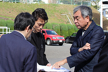 隈研吾氏よる現地確認2